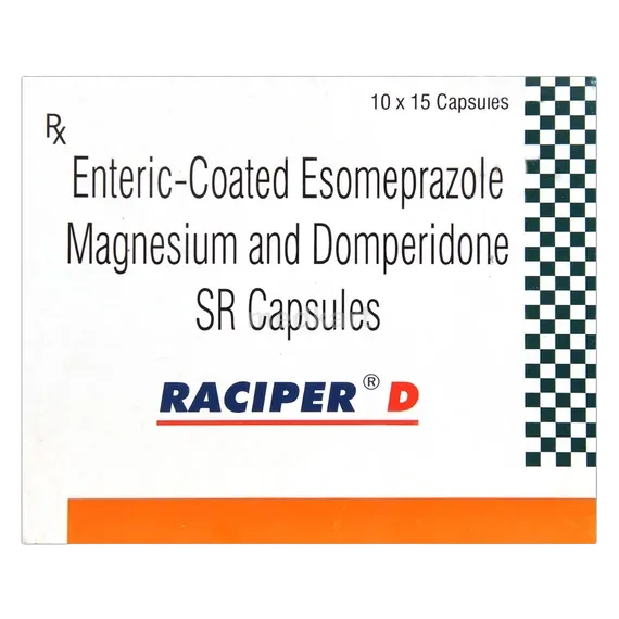 raciper d 40mg capsule 15's